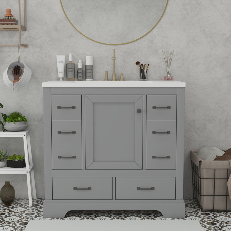 WALSH CUSTOM DESIGN FURNITURE, LLC 36 Inch Bathroom Vanity ...